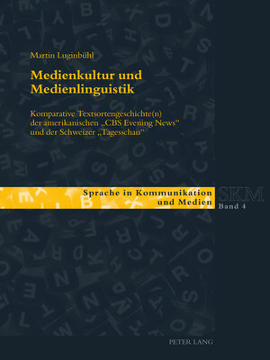 cover image of Medienkultur und Medienlinguistik